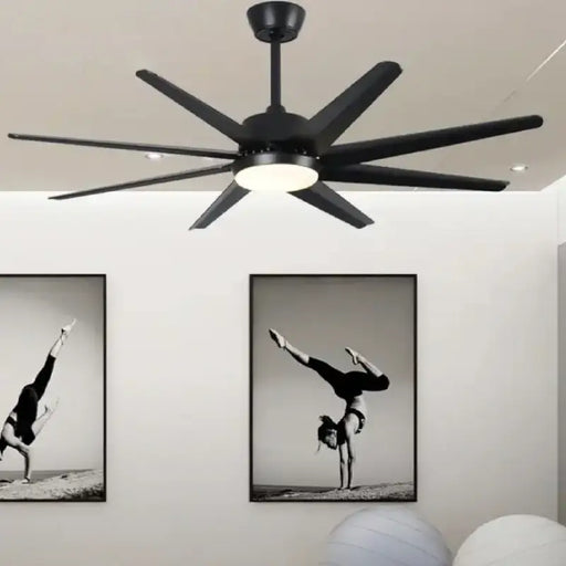 Modern LED Ceiling Fan with Lamp and Remote Control | 36"