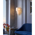 Feather|Modern|Living|Bedroom|Classic|Wall|Lamp|Sconce|Glass