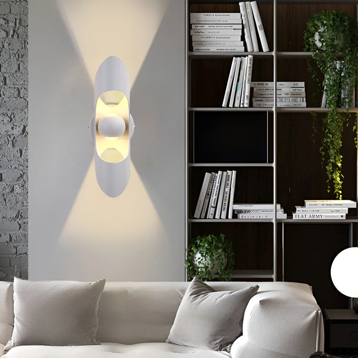 Creative|White|Futuristic|Living|Bedroom|Outside|Wall|light|Lamp