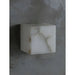 Marble|Cube|White|Wall|Lamp|Sconce|Elegant|Modern|Luxury