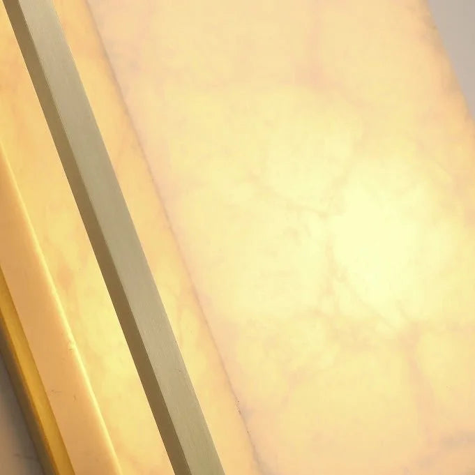 Marble|LED|Chinese|Wall|Sconce|Golden|Elegant|Modern