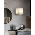 Marble|Cube|White|Wall|Lamp|Sconce|Elegant|Modern|Luxury