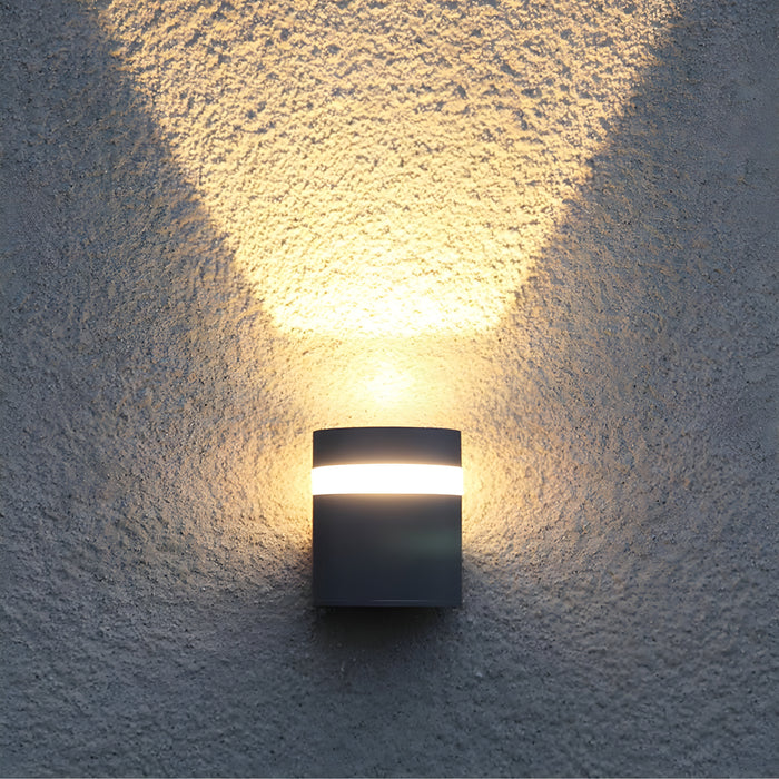 MIRODEMI Modern Matte Black Outdoor Waterproof Aluminum LED Wall Light For Porch | Outdoor Lighting | Wall Light | LED Light |