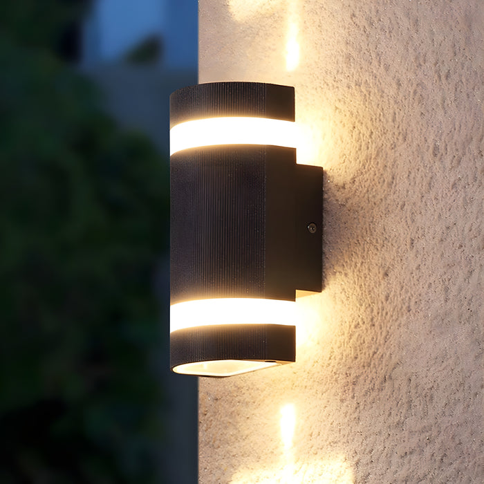 MIRODEMI Modern Matte Black Outdoor Waterproof Aluminum LED Wall Light For Porch | Outdoor Lighting | Wall Light | LED Light |