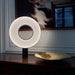 Minimalistic|Ring|Table|Lamp|Lampshade|LED|Modern|White