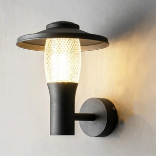 Aluminum|Waterproof|LED|Outdoor|Black|Modern|Wall|Sconce|Lamp