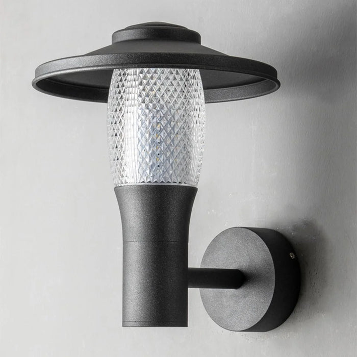 Aluminum|Waterproof|LED|Outdoor|Black|Modern|Wall|Sconce|Lamp