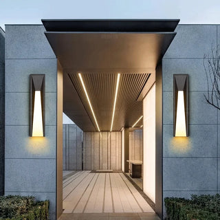 Patio|Garden|Waterproof|Minimalistic|Wall|Lamp|Sconce|Outdoor|lack|Grey