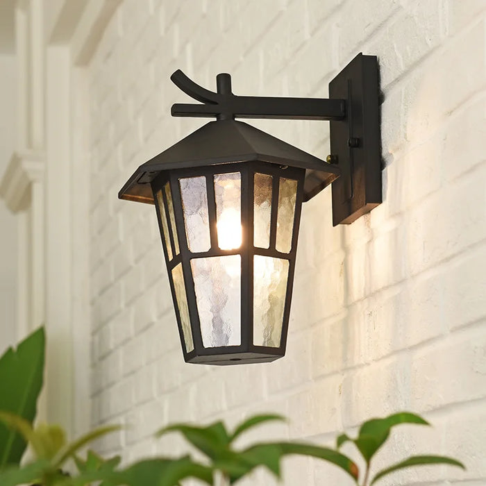 Outdoor|Bronze|Black|Wall|Sconce|Loft|Waterproof|Glass