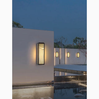 Black|Outdoor|Modern|Chinese|Waterproof|Wall|Lamp|Sconce|LED|Garden|Patio|Porch