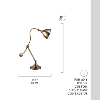 Polished Metal Lamp|Reding lamp|Elegant home decor|Table lamp