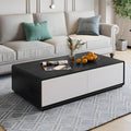 MIRODEMI Modern Rectangular Wood Coffee Table with Storage | luxury furniture | wooden coffee table | wooden coffee table | 