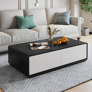 MIRODEMI Modern Rectangular Wood Coffee Table with Storage | luxury furniture | wooden coffee table | wooden coffee table | 