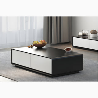 MIRODEMI Modern Rectangular Wood Coffee Table with Storage | luxury furniture | wooden coffee table | wooden coffee table | 