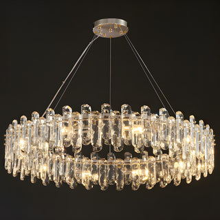 MIRODEMI Agnadello | Luxury Creative Сrystal Ring Ceiling LED Chandelier for Home Interior