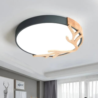 Round|Modern|Nature|LED|Lamp|Chandelier|Bedroom|Living|Wood|Grey