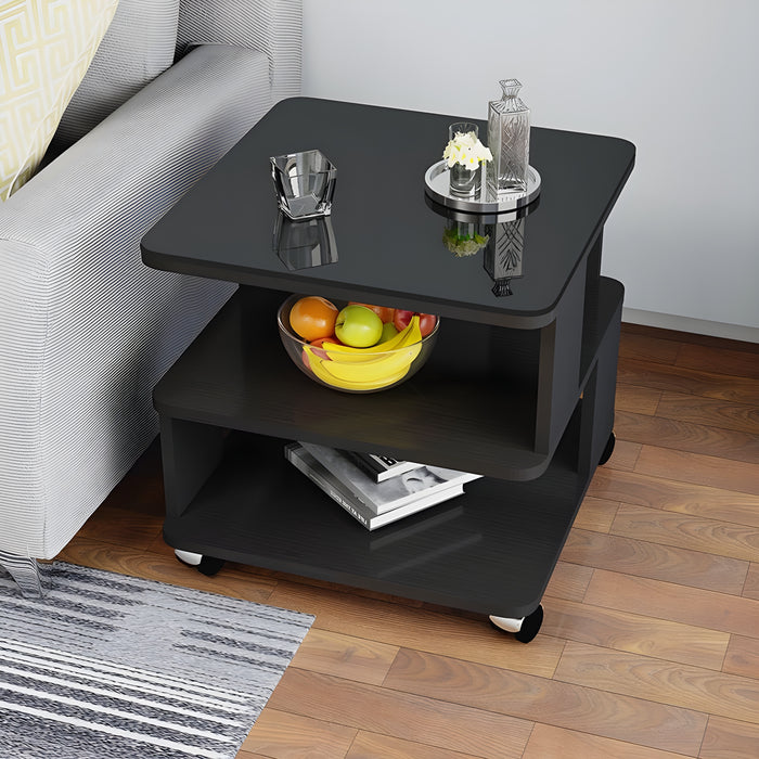 Contemporary Solid Wood Coffee Table with Practical Storage Options | High-End Furniture | Modern Coffee Table