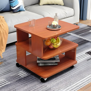 Minimalist Solid Wood Coffee Table with Hidden Storage Compartments | Luxury Design | Functional Coffee Table