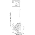 Gattieres | Gold/Silver Stainless Steel Pendant Lamp