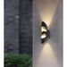 Creative|Black|Futuristic|Living|Bedroom|Outside|Wall|light|Lamp