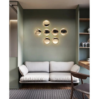 Titanium|Marble|Bronze|Wall|Sconce|Lamp|Futuristic|Luxury|Living|Bedroom|Lobby