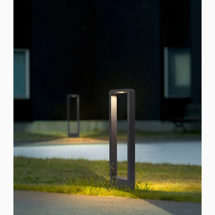 Waterproof|Outdoor|Minimalistic|Lawn|Lamp|LED|Garden|Pathway|Black|Grey