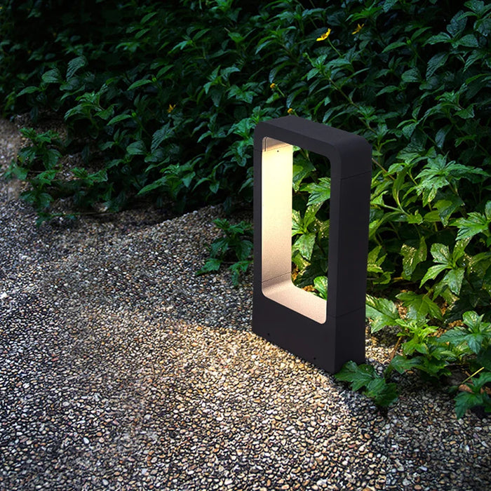 Waterproof|Outdoor|Minimalistic|Lawn|Lamp|LED|Garden|Pathway|Black|Grey