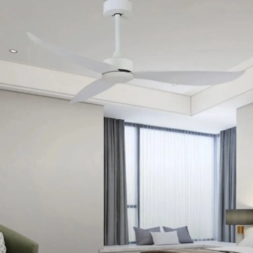 Modern Classy Indoor Solid Wood Ceiling Fan With Lamp and Remote Control | 52"