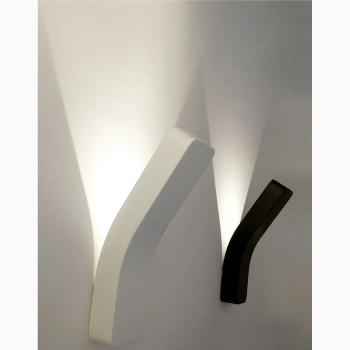 Modern|Wall|Sconce|Bedroom|Living|Minimalistic|Iron|Black|White