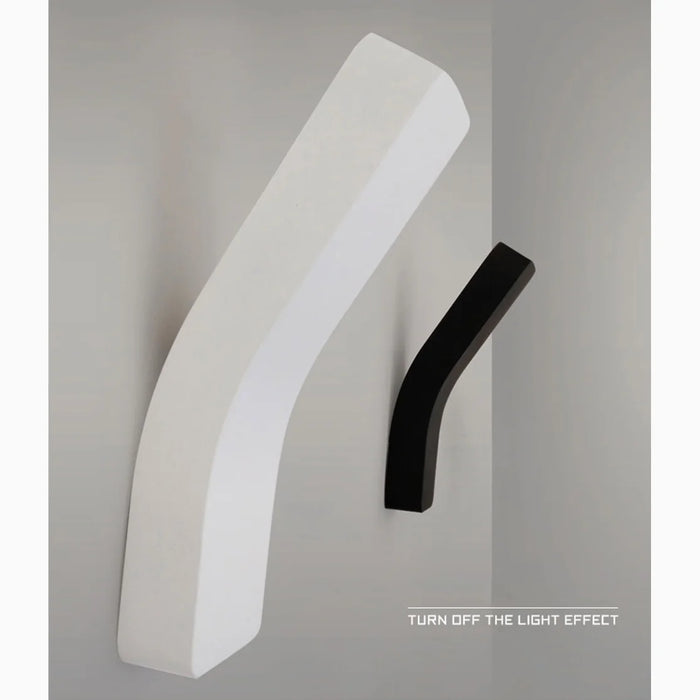 Modern|Wall|Sconce|Bedroom|Living|Minimalistic|Iron|Black|White