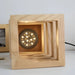 Vase|Wooden|Wood|Table|Lamp|Bedside|LED|Naturel