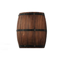 Set of 2 American vintage country wine barrel wall lamps for restaurant, kitchen aisle, bar