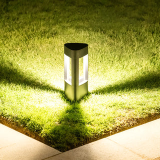 Aluminum|Waterproof|Garden|Lawn|Lamp|Black|Minimalistic|Screw|Ground