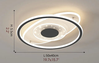 Leuven | Round Minimalist Acrylic LED Ceiling Light