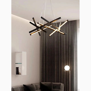 Lobby|Kitchen|Pendant|Hanging|Black|LED|Luxury|Chandelier|Creative|Modern