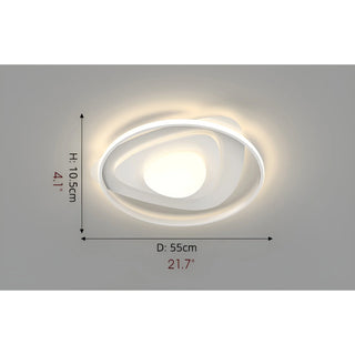 Round|Acrylic|Ceiling|Lamp|White|LED|Creative|Modern|Elegant