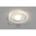 Round|Acrylic|Ceiling|Lamp|White|LED|Creative|Modern|Elegant