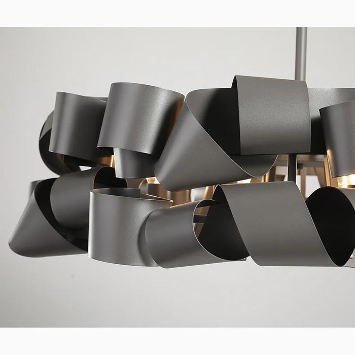 Creative|Postmodern|Black|Gold|Iron|Pendant|Cord|Chain|Living|Dining|Bedroom