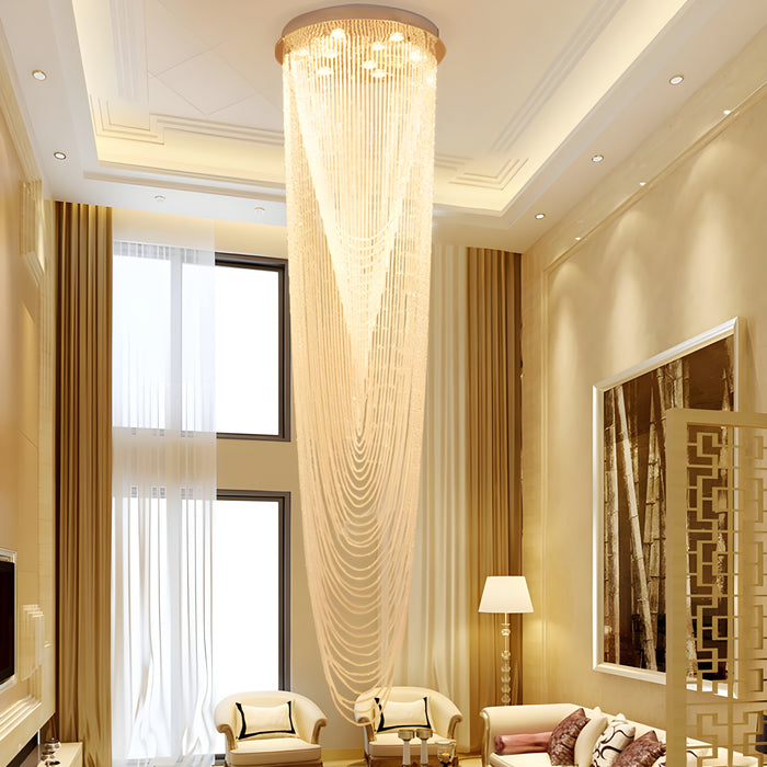 Golfe-Juan | Stunning Large Crystal Ceiling Chandelier from Mirodemi for   Staricase