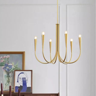 Art-Deco Metal Pendant Chandelier from Mirodemi for Dining Room