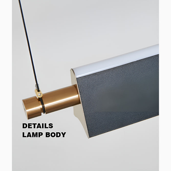 Rimplas | Retro-Styled Led Pendant Light with Long Bar Shape