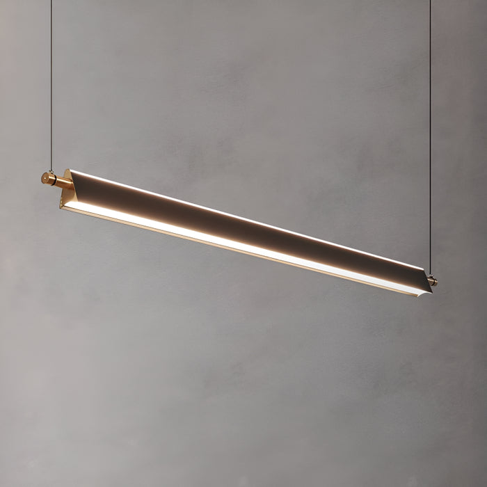 Rimplas | Retro-Styled Led Pendant Light with Long Bar Shape