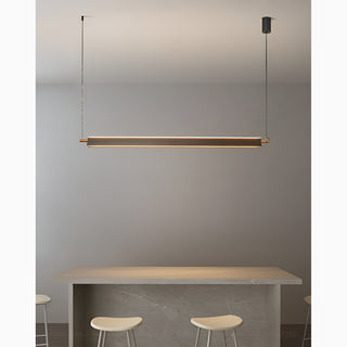 Pendant chandelier|Long bar lighting|Minimalistic decor|Elegant|Luxury