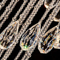 Roquebrune-Cap-Martin | Double Spiral Crystal Stairwell Chandelier