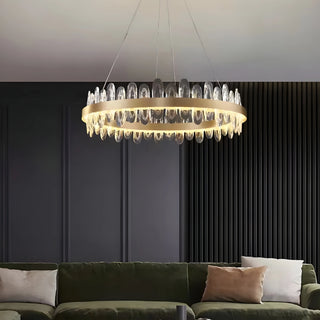 Round|Gold|Crystal|Hanging|Creative|Modern|Luxury|Elegant