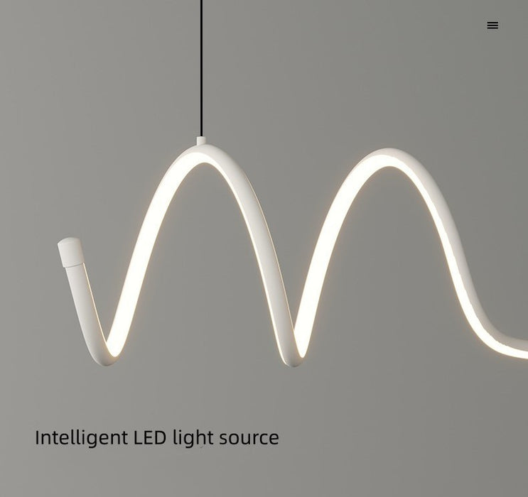 MIRODEMI® Bussigny-près-Lausanne | Nordic Pendant Lamp with a Long Strip