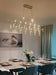 MIRODEMI® Lightning Art Chic Crystal Stainless steel Chandelier L39.4xW9.8xH23.6" / L100xW25xH60cm / Gold / Neutral light
