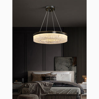 MIRODEMI_Selzach | Elegant Drum LED Ceiling Chandelier