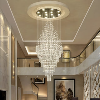 Sestri Ponente | Stylish Transparent Crystal Chandelier