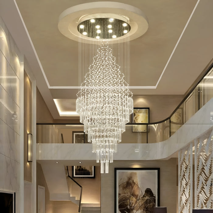 Sestri Ponente | Stylish Transparent Crystal Chandelier